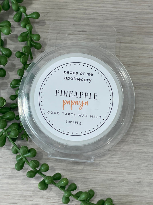 PINEAPPLE PAPAYA COCO TART LUXURY WAX MELT