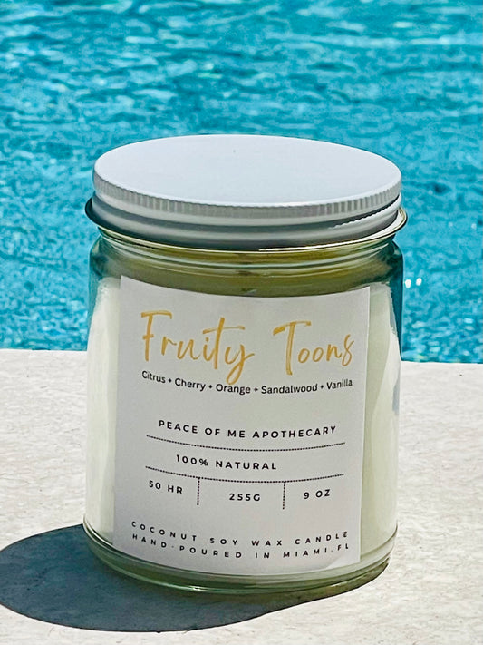 Fruity Toons Virgin Coconut Soy Luxury Wax Candle