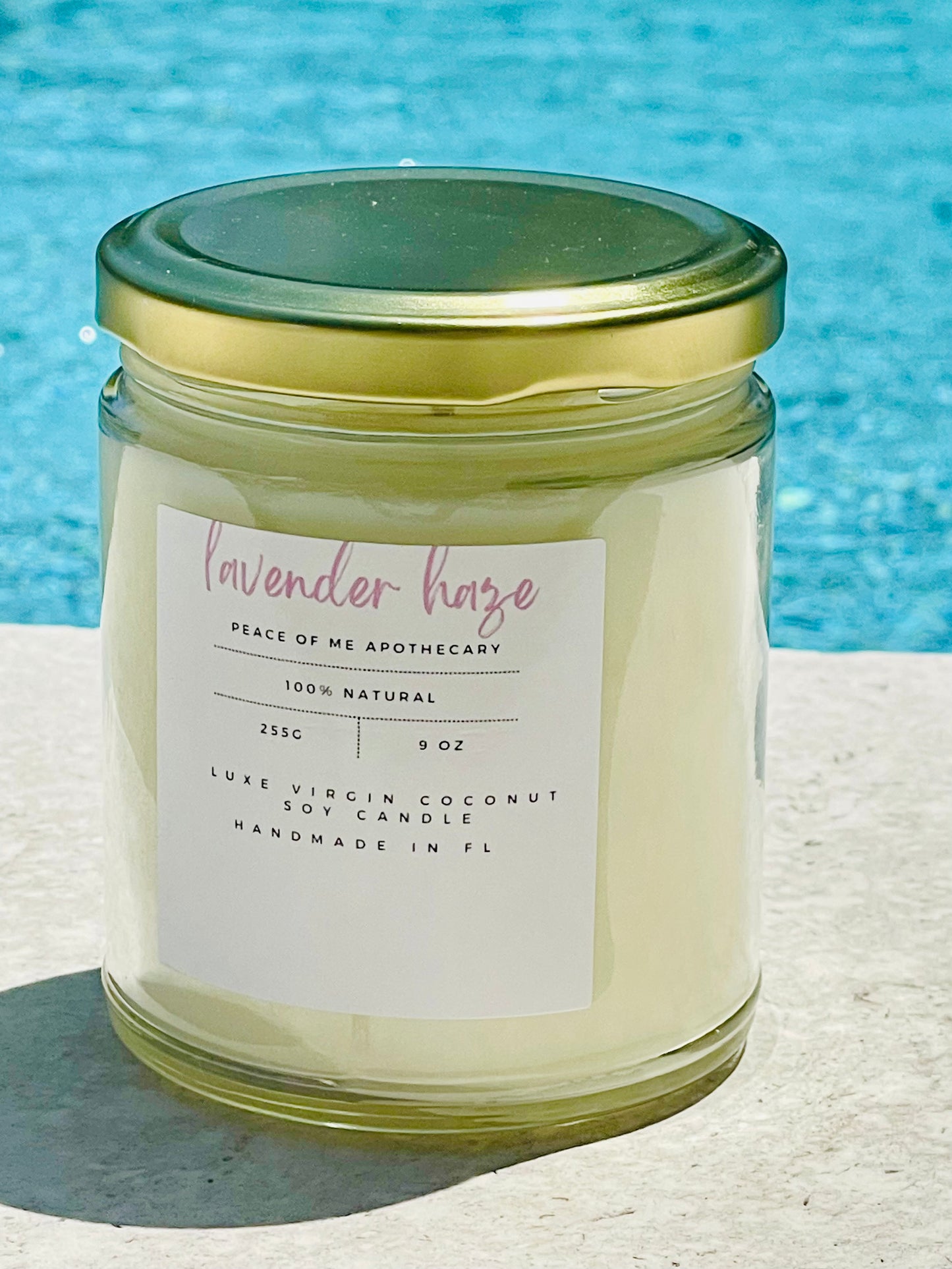 Lavender Haze Virgin Coconut Soy Luxury Wax Candle