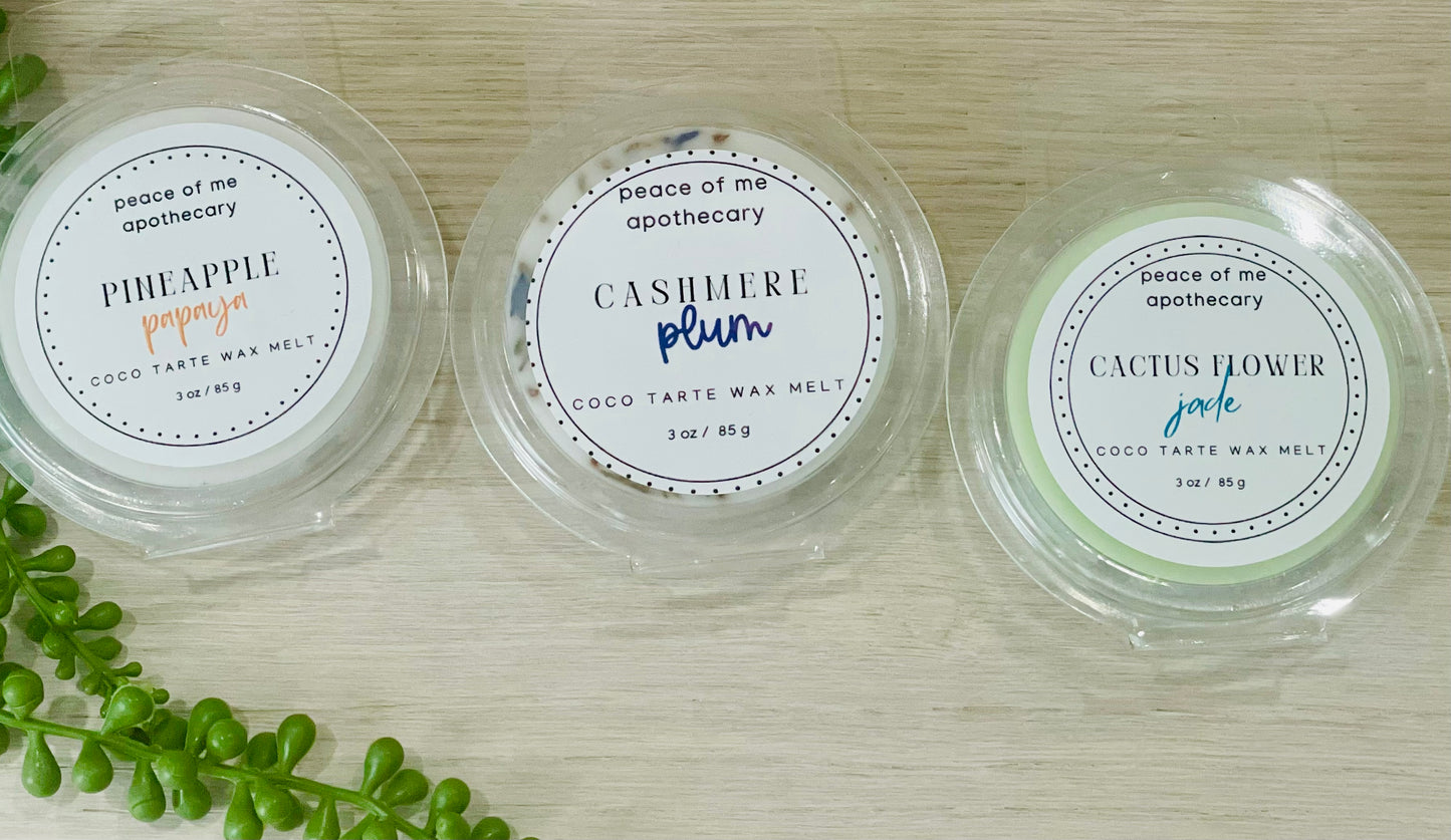 CASHMERE PLUM COCO TART LUXURY WAX MELT