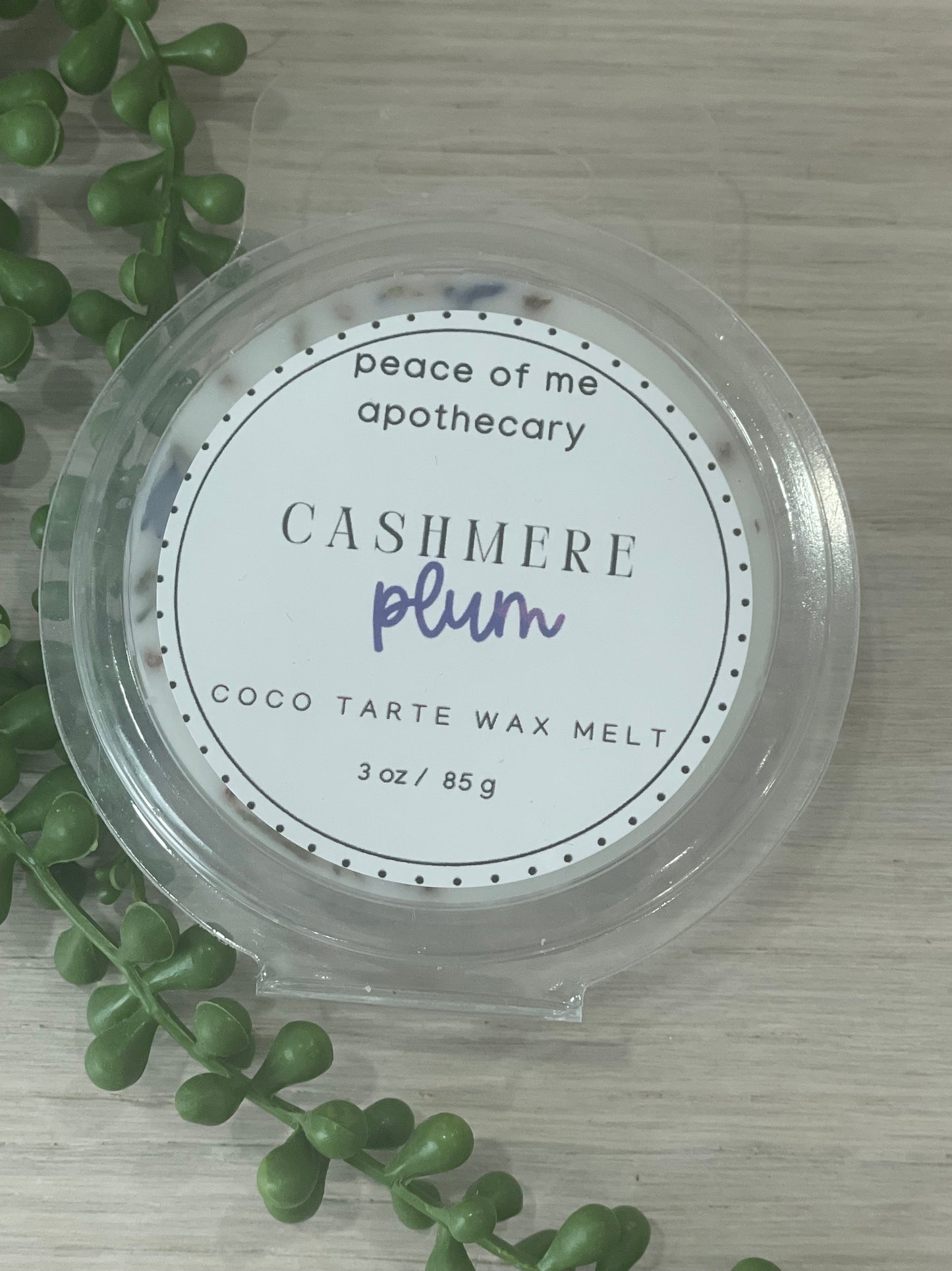 CASHMERE PLUM COCO TART LUXURY WAX MELT