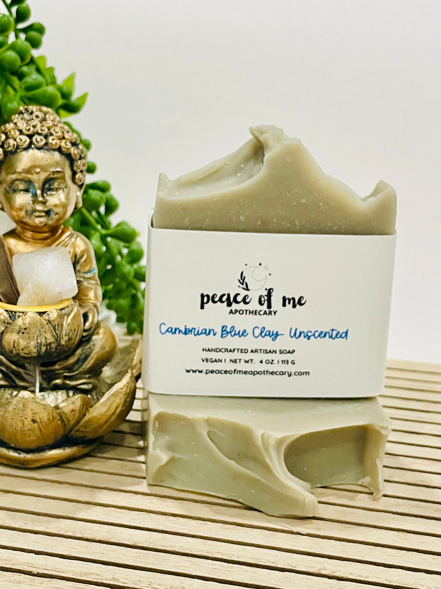 Cambrian Blue Clay Unscented Artisan Soap Bar