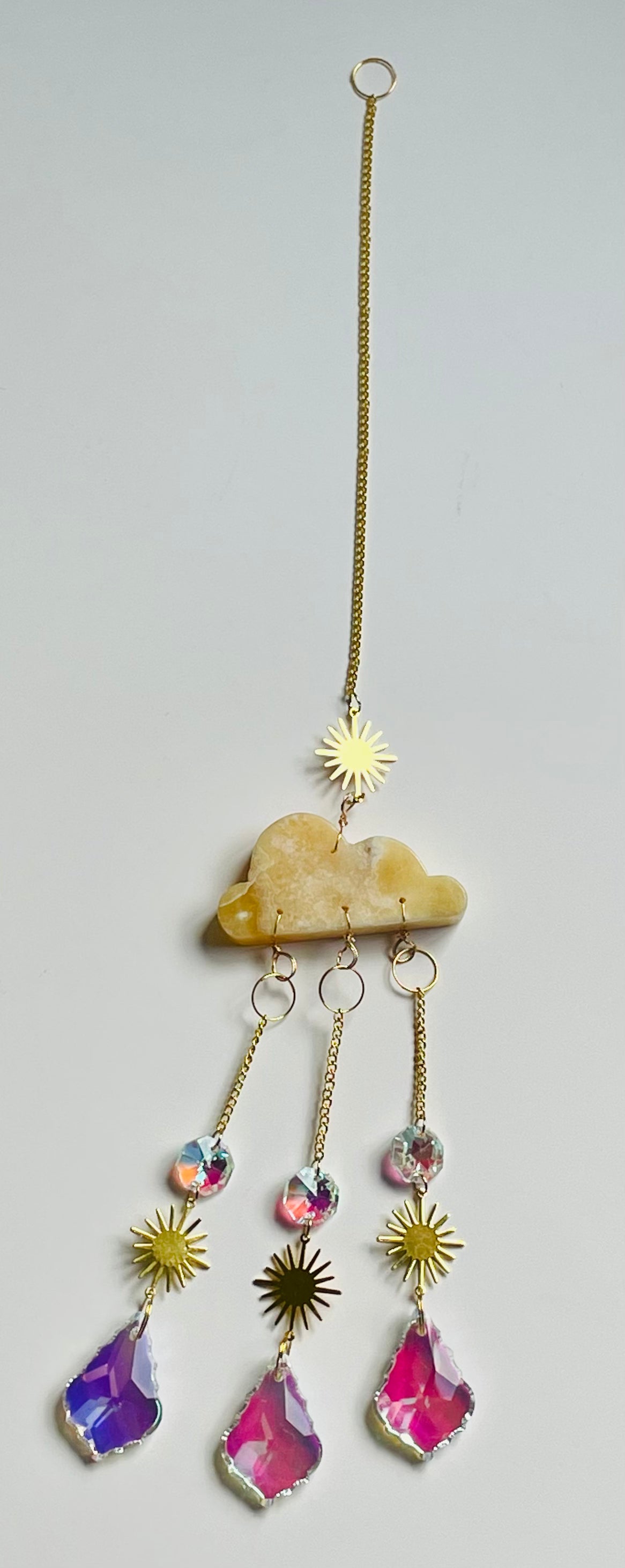 Yellow Calcite Sun Catcher