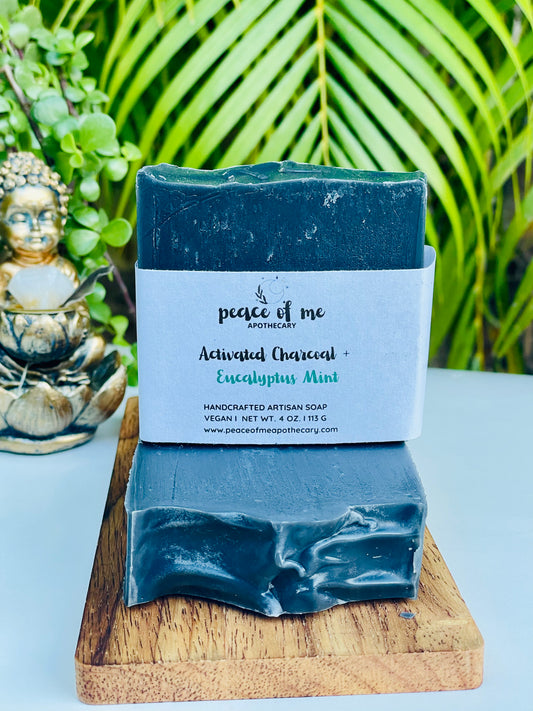 Activated Charcoal + Eucalyptus Mint Artisan Soap