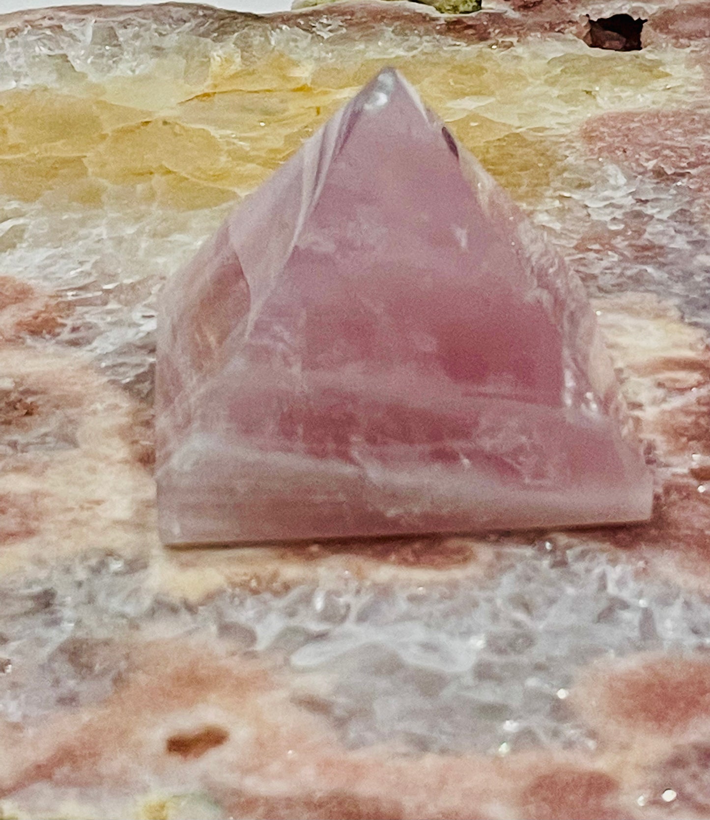 Rose Quartz Pyramid