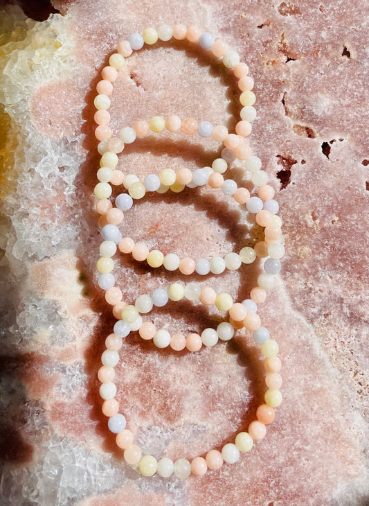 Morganite & Aqua Bracelet