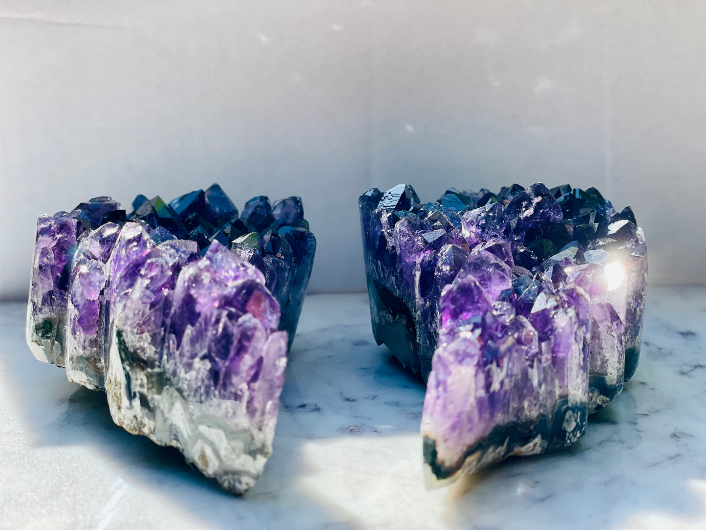 Large Amethyst Wing Set