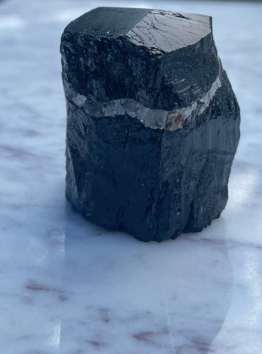 BLACK TOURMALINE WITH MICA