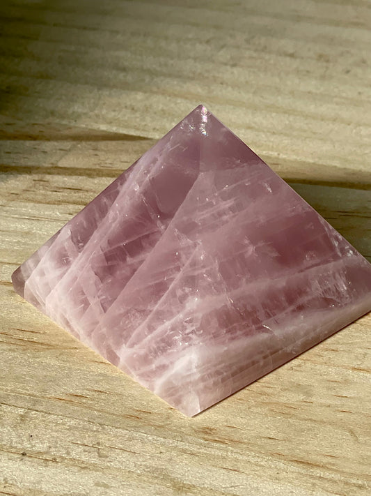 Rose Quartz Pyramid